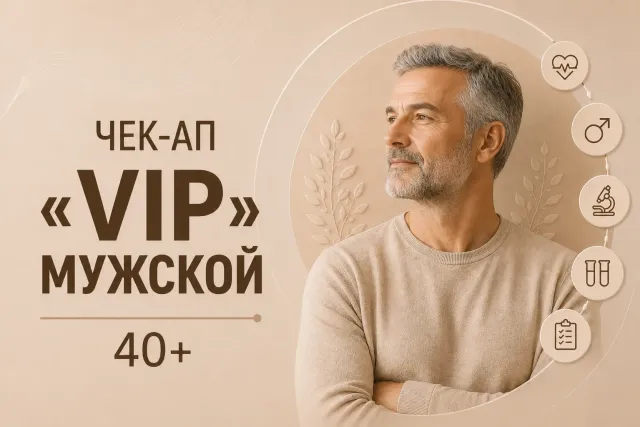 Чекап ««VIP» мужской 40+»